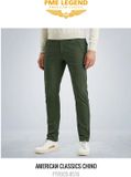 PME Legend Heren Chino Broek TWIN WASP CHINO regular/straight Groen 29W / 32L Volwassenen