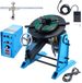 VEVOR Draaitafel voor Lassen 80 W Laspositioneerder 1-12 Rpm Manipulator 30 Kg (Horizontaal)/15 Kg (Verticaal) Draaitafel 0-90 ° Kantelhoek Kd200 Drieklauwplaat voor Snijden, Slijpen, Monteren