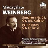 Veronika Toccata Classics Veronika Bartenyeva, Siberian Symphony Orchestra, Dmitry Vasilyev - Weinberg: Symphony No.21|Polish Tunes No.2 (CD)