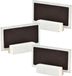 Santex Naambordjes/Plaatskaartjes met Houder - Bruiloft - Wit - 24 Stuks - 6 x 3 cm - Hout