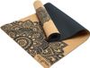 Le tapis de yoga en liège - Éco Luxe - Idéal pour le yoga chaud - Power - Bikram - Ashtanga - Entraînements intenses - Qualité studio - Sangle de transport incluse