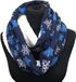 Merkloos Colsjaal - Ronde Sjaal - Print - Teddy - Blauw - 75 x 25 cm