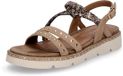 Tamaris - Dames - Plateau sandalen - Beige - Maat 38