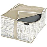 Domopak Opbergruimte voor onderbed 30x40x20cm bruin/grijs Polyester
