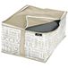 Domopak Opbergruimte voor onderbed 30x40x20cm bruin/grijs Polyester