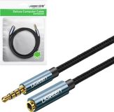 Ugreen - adapterkabel - AUX verlengstuk mini-jack 3,5 mm 2m blauw - (AV118)