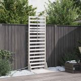 Prolenta Maison Exclusive Buitendouche, 225 cm, massief hout (dennenhout) en roestvrij staal, wit