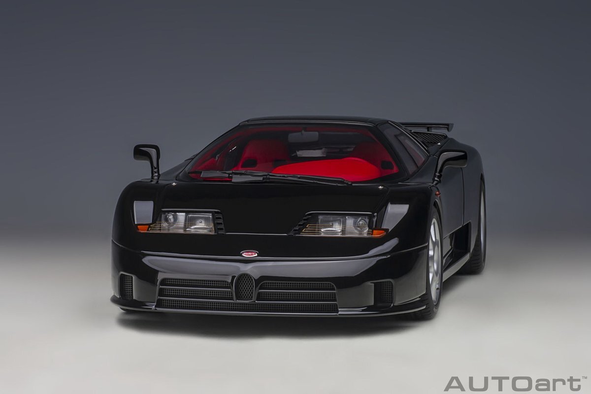 AUTOart 1/18 Bugatti EB110 SS, Nero Vernice