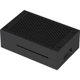 Joy-it rb-AlucaseP4+01B SBC-behuizing Raspberry Pi® Aluminium Zwart
