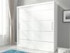 Armoire MADJER 2 portes coulissantes 180 cm blanc