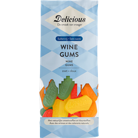 Delicious Suikervrije Wine Gums - 130g