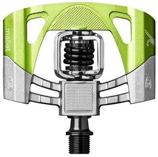 Crankbrothers PEDAAL CBR MALLET 2 ZWART/GROEN STEL