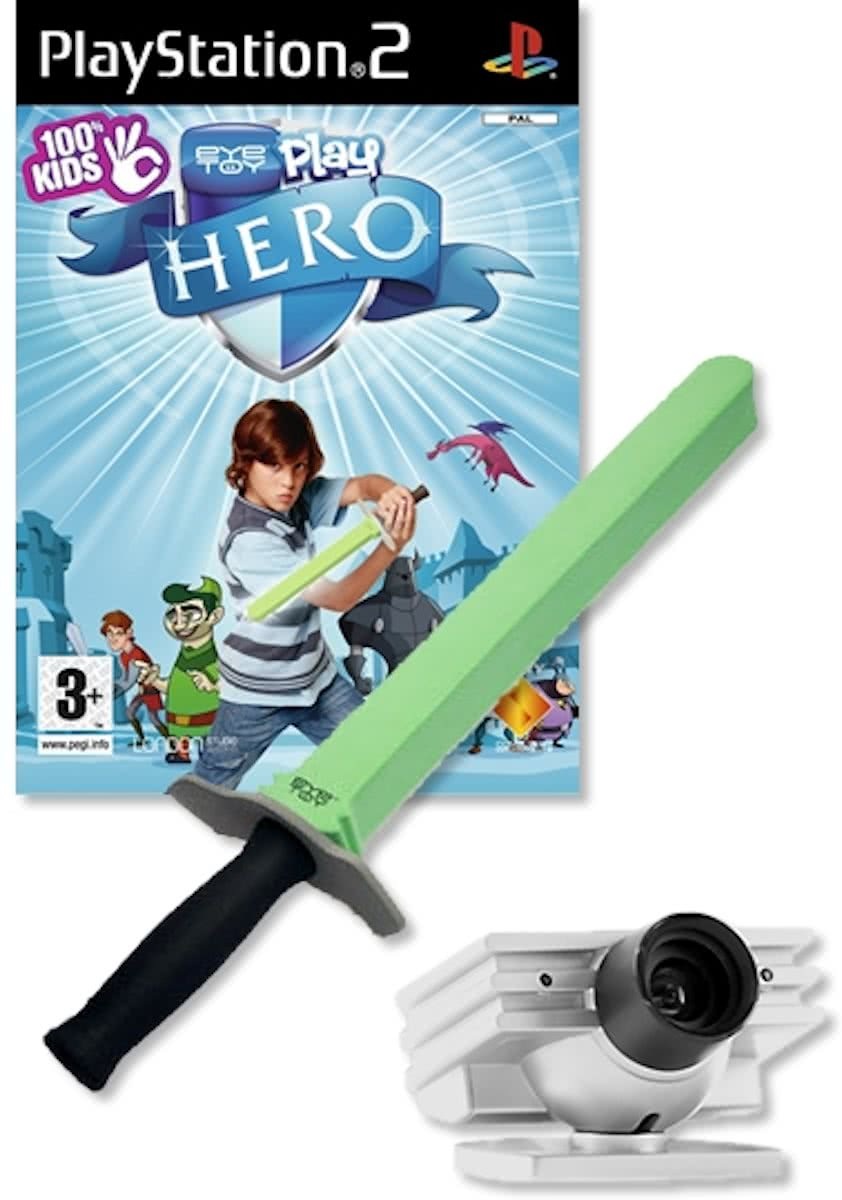 Sony Eye Toy Play Hero + Sword + Camera PlayStation 2