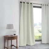 HomeMaison Verduisteringsgordijn Ecru Polyester Inbetween Gordijn 140 x 280 cm