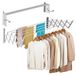 Aluminium sèche-linge mural - Extensible et pliable - 100 cm - 5 barres