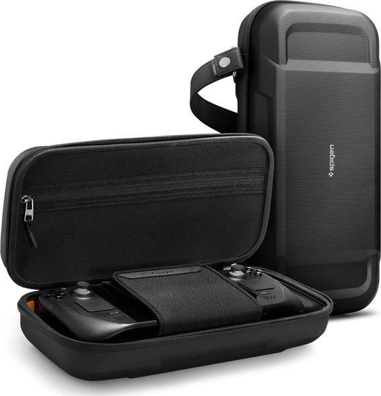Spigen Rugged Armor Pro Opberghoes voor Valve Steam Deck - Zwart