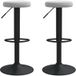 Maison Exclusive - Lot de 2 tabourets de bar en velours gris clair