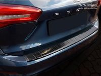 Zwart Avisa Zwart RVS Achterbumperprotector passend voor Ford Focus IV Kombi 2018- 'Ribs'