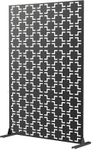 Happiq Écran de confidentialité en métal - 183 cm - Noir