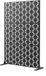Happiq Écran de confidentialité en métal - 183 cm - Noir