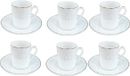 Schäfer Service à expresso, set de tasses à café, set expresso 12 pièces, 80 ml de capacité