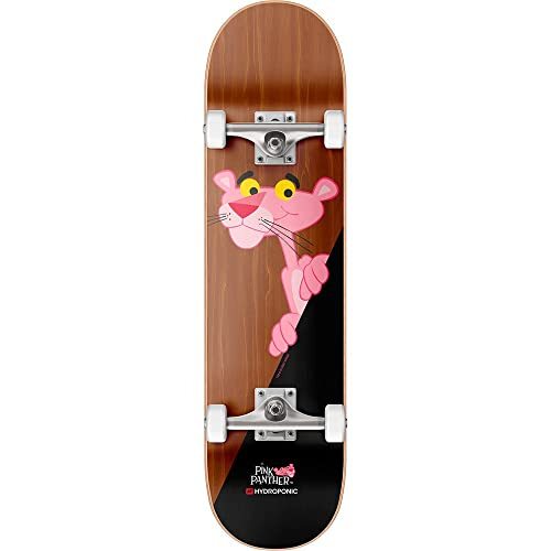 Hydroponic Pink Panther Co Skateboard, volwassenen, uniseks, bruin, 9,75 inch