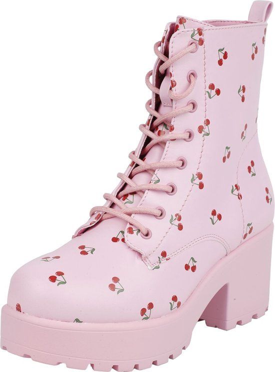 Koi Cherry Passion Platform Dames Laars - roze - EU39