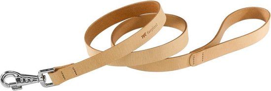 Ferplast Natural Hondenriem - Leer - Beige - 20 mm x 120 cm