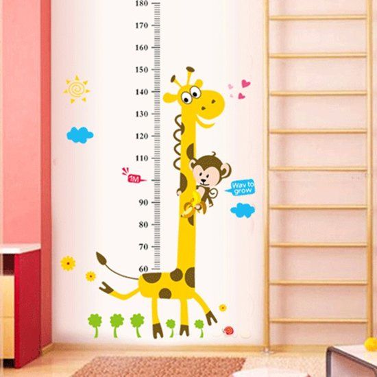 Elemental Goods Leuke muursticker met giraffepatroon