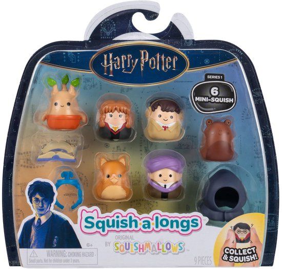 Ottosimon Squishalongs Harry Potter 6-pack zachte squishy speelgoedfiguren