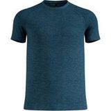 Odlo Essential Seamless Hardloopshirt Heren - petrolblauw, Maat M