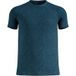 Odlo Essential Seamless Hardloopshirt Heren - petrolblauw, Maat M