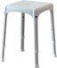 Adhome Douchetaboeret kunststof/aluminium hoogte 39 - 54 cm, zitting 30,5 x 30,5 cm