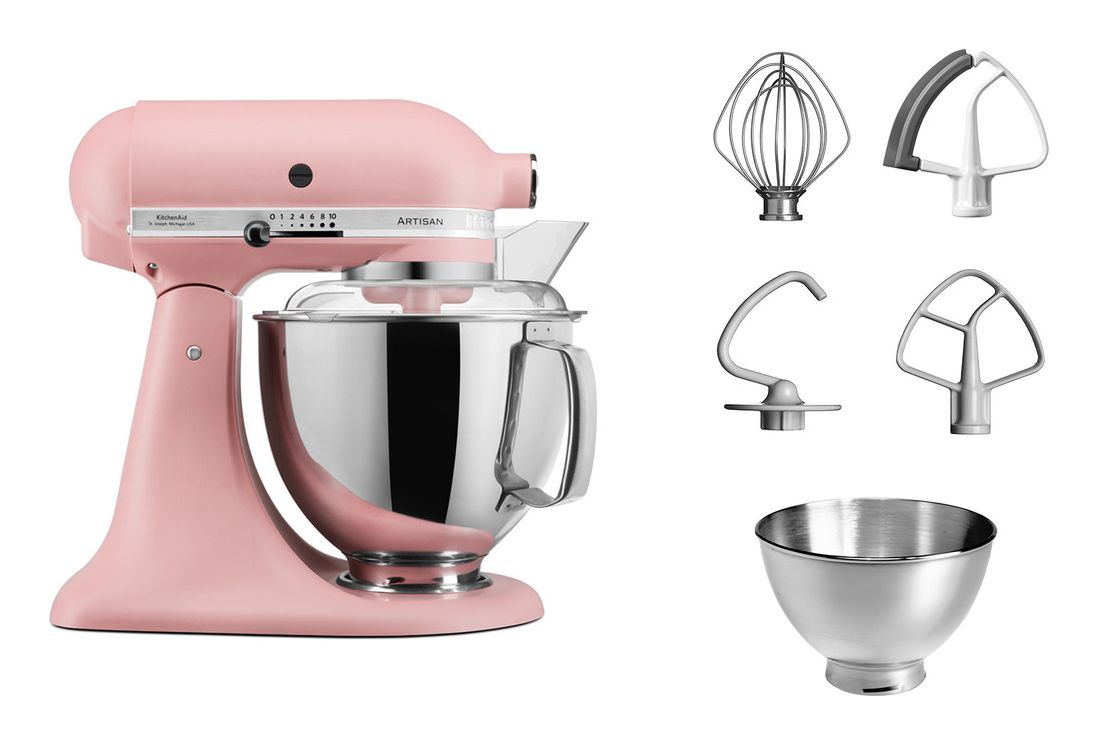 KitchenAid 5KSM175PSEDR Keukenmachine - 300W - 4.8L - Roze