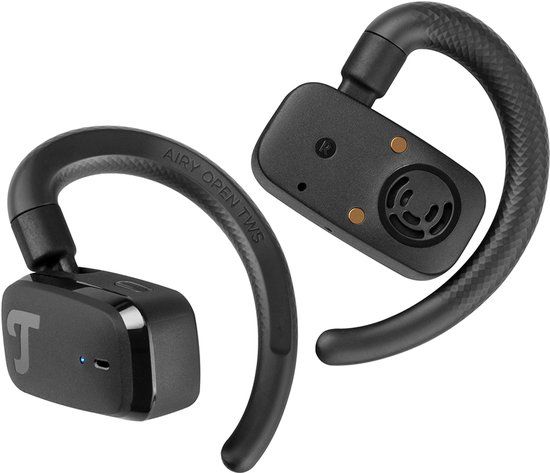 Teufel AIRY OPEN TWS Headset Draadloos oorhaak, Open-ear Oproepen/muziek Bluetooth Zwart