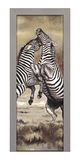 decoralive Zebra-deurbeeld, 73 cm x 211 cm