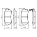 Bosch Kit de plaquettes de frein, frein à disque 0 986 495 354 Hyundai