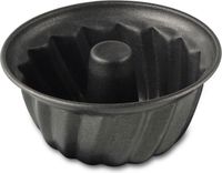 Dr. Oetker Back-Freude Classic tulbandvorm, 10 cm, staal, zwart
