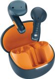 Fresh 'n Rebel Twins Core 2 - Draadloze oordopjes - Bluetooth oortjes met 40 uur speeltijd - Met Microfoon en App - Steel Blue & Flamy Orange