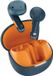 Fresh 'n Rebel Twins Core 2 - Draadloze oordopjes - Bluetooth oortjes met 40 uur speeltijd - Met Microfoon en App - Steel Blue & Flamy Orange