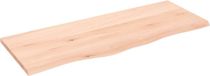 vidaXL Tafelblad 100x40x2 cm onbehandeld massief eikenhout