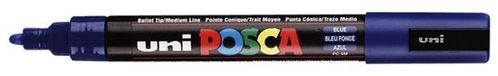 Posca Paintmarker uni posca pc5m m donkerblauw | 6 stuks