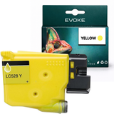 Evoke Yellow Ink Cartridge for Brother LC528XL MFC-J6560DW J6760DW J6960DW J6975DW J6977DW