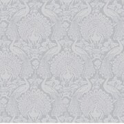 Laura Ashley - Vliesbehang - Peacock Damask Pale Slate - 10mx52cm