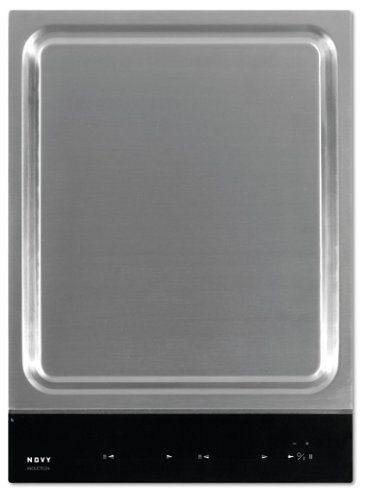 NOVY Teppan Yaki - 2 Zone Induction Cooktop - Black/Stainless Steel