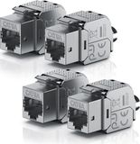 Primewire Keystone-Modul-Set, 4 Stück, CAT 6a RJ45