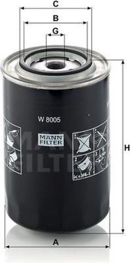 MANN-FILTER W 920/23 Oil Filter