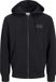 JACK & JONES JJECORP LOGO SWEAT ZIP HOOD NOOS Heren Cardigan Zwart XL