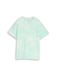 Tom Tailor T-shirt oversize turquoise blanc motif tie dye taille 152