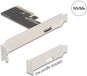 Delock Carte PCI Express x4 vers 1 x externe OCuLink SFF-8612 - Format compact